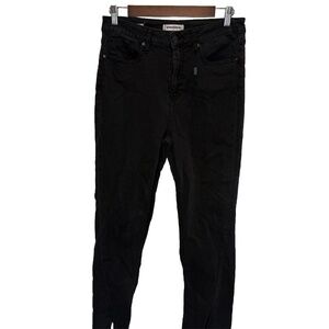 VIGOSS ACE STRAIGHT BLACK JEAN PANT SIZE 30 HIGH RISE STRAIGHT LEG Black